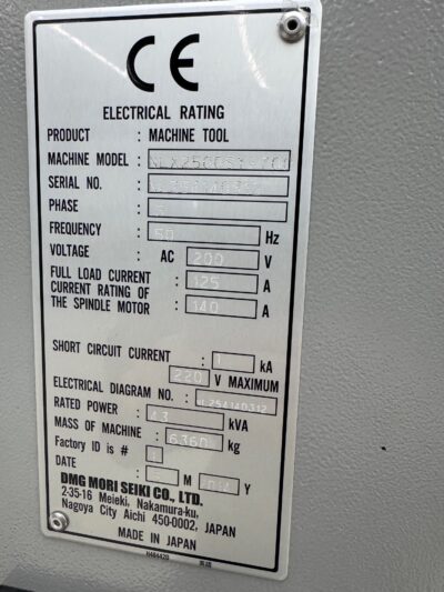 CNC Dreh-Fräszentrum DMG Mori NLX 2500/700 – Bild 4